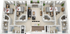 Modern 3D floor plan featuring 3 bedrooms, a stylish open-concept living area, and a state-of-the-art kitchen with bar seating.
