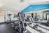 Modern fitness studio