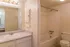 Bathroom with vanity and tub-shower combo at Windsor Place Apartments in Memphis, TN