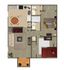 Coves at Yale - Two-Bedroom Floorplan