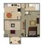 Coves at Yale - One-Bedroom Floorplan