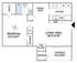 1 bedroom, 1 bath floor plan at Deerfield Apartments in Memphis, TN
