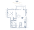 Move The House - 1 Bed Floorplan