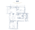 Move The House - 2 Bed Floorplan