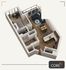 Core83 Apartments - One-Bedroom Floorplan