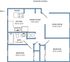 Plan 3 - 2 bed, 1 bath remodeled