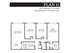 Plan G, 3-bed, 2-bath