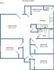 Plan 4 - 3 bed, 1 bath