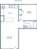 1-bed, 1-bath remodeled