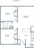 2-bed, 1-bath