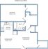 1-bed, 1-bath with laundry
