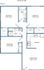 Plan D - 3-bed, 2-bath