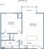 Style A - 1-bed, 1-bath with washer/dryer