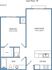 Style D - 1-bed, 1-bath