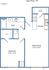 Style C - 1-bed, 1-bath