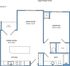 Style F - 1-bed, 1-bath