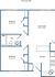2-bed, 1-bath remodeled