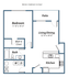 1-bed, 1-bath 1st level