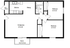 2-bed, 1-bath floorplan