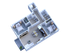 Modern 3D floor plan showcasing 2 bedrooms, a stylish open-concept living and dining area, and a sleek kitchen. Includes two bathrooms and a cozy balcony for relaxing.