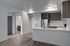 Brand new apartment kitchen and living area