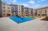 Central courtyard with children's playground