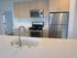 Kitchen with subway tile backsplash