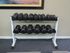 free weight set in gym