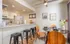 Kitchen with bar stools