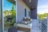 Spacious outdoor balcony