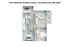 One bedroom + den floorplan