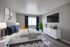 Staged bedroom