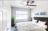 Staged bedroom