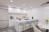Bright, clean kitchen with white cabinetry