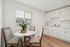 Dining area next to upgraded kitchen