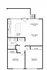 Two Bedroom One Bath Floor Plan Image