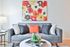 Living Room with art on the wall