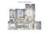 Three bedroom floorplan