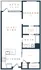 1X1 Den B Floorplan