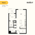 1 bedroom Plan C