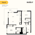 1 bedroom Plan D