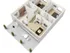 Skyline Vista 3D Floorplan of 2 bed 2 bath