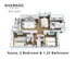 2x1.25 Floor Plan