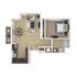 1J Floorplan 3D