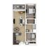 2B Floorplan 3D