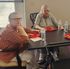 Seniors eating and chatting Schaffer Heights | Schenectady NY