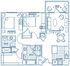 The Lodge at BridgeMill, Canton GA | The Surrey floorplan