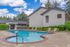 Exterior, well-maintained pool for residents at The Maples apartments in Portland, OR