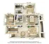 Inviting 3D floor plan showcasing 3 bedrooms, open living and dining area, modern kitchen, and two bathrooms, perfect for comfortable living.