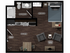 Economy Loft Studio Layout | The Union at Dearborn | Dearborn Apartments